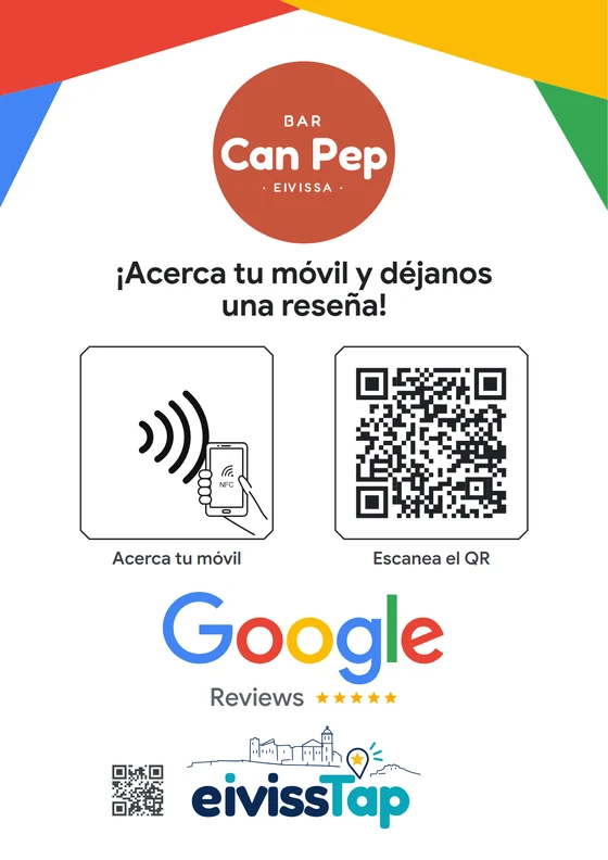 Diseño «Google a color» del stand eivissTap para el Bar Can Pep